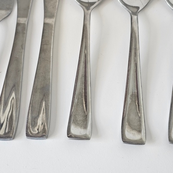 Stainless‎ China Silverware Set 10 Pieces Forks Knives Spoons Flatware - Picture 4 of 8